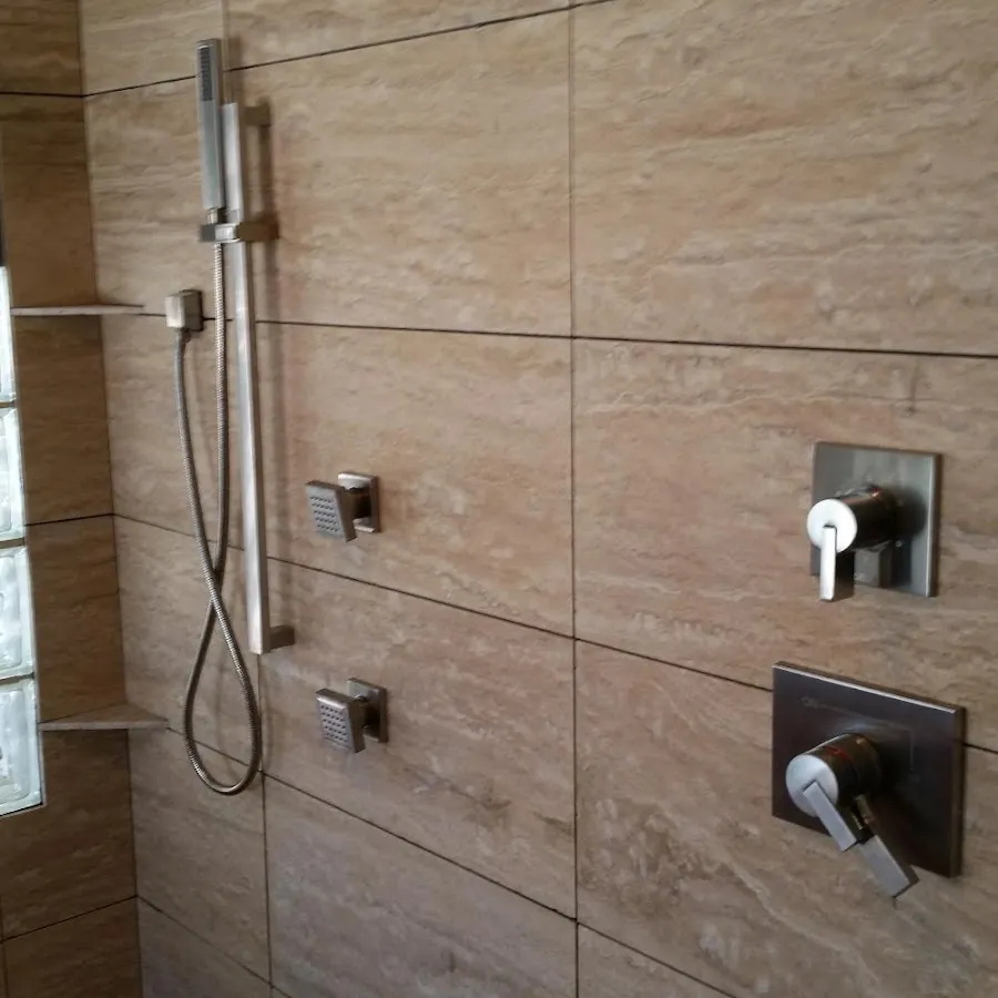 Shower fixture installation for Water Heater Replacement in Saks